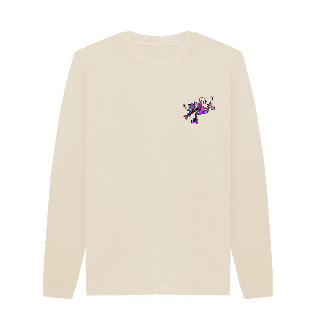 Oat Printed Sweater Front