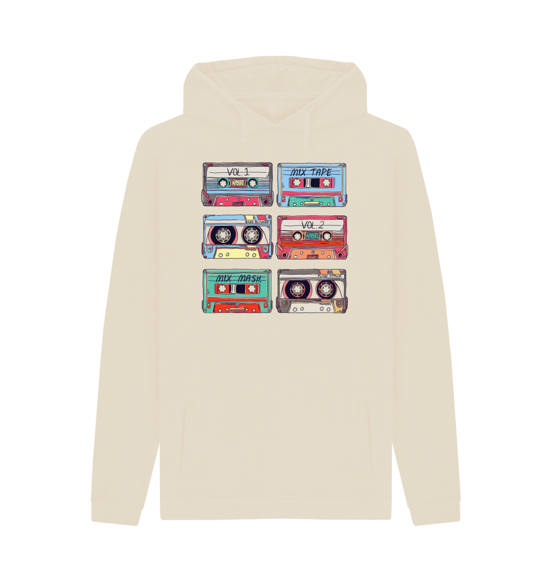 Oat Printed Hoody Front