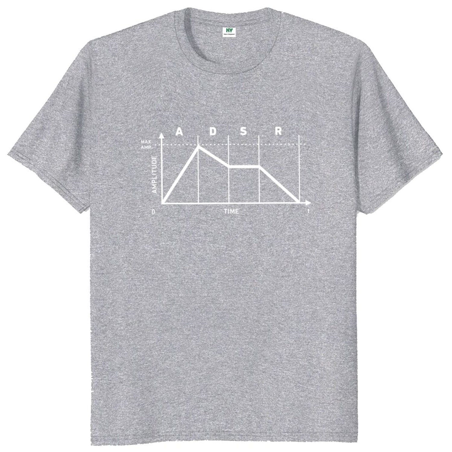 ADSR Waveform Graphic T-Shirt Synth - Sound Shirts