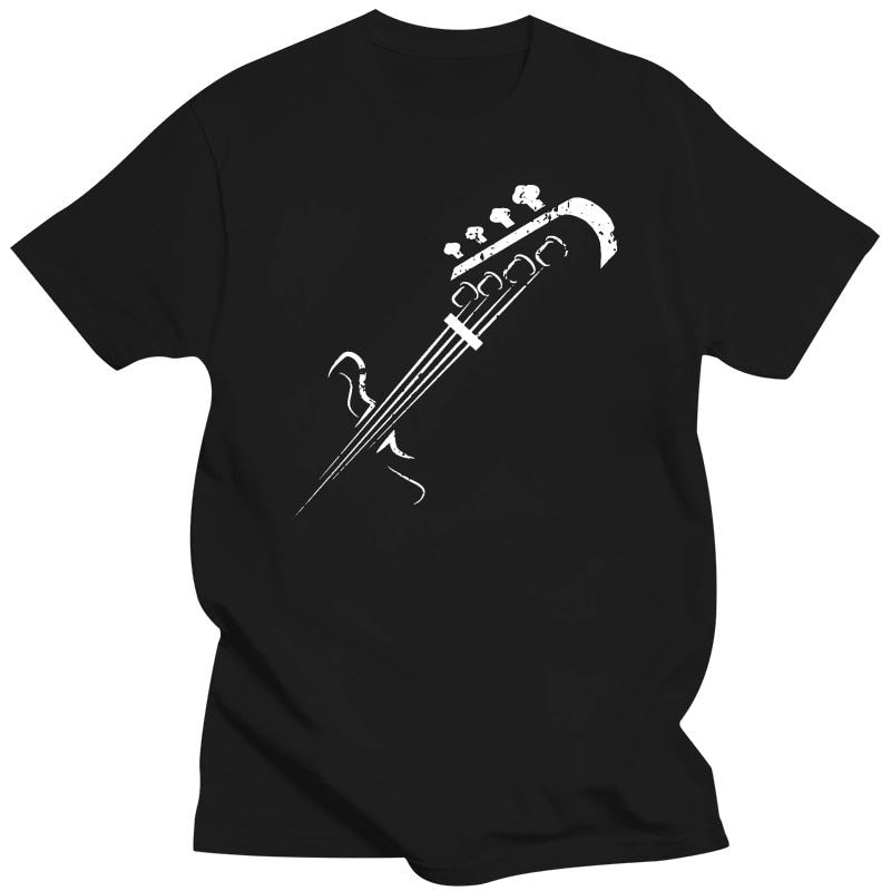 Bass Guitar Silhouette T-Shirt Guitar - Sound Shirts