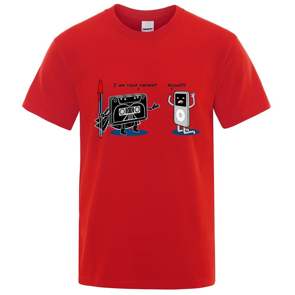 Cassette & iPod "I am your father" T-Shirt Other - Sound Shirts