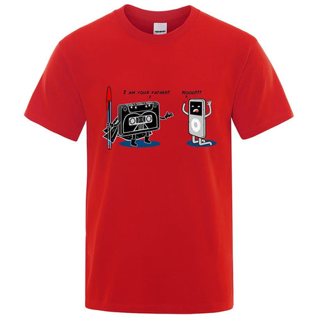 Cassette & iPod "I am your father" T-Shirt Other - Sound Shirts