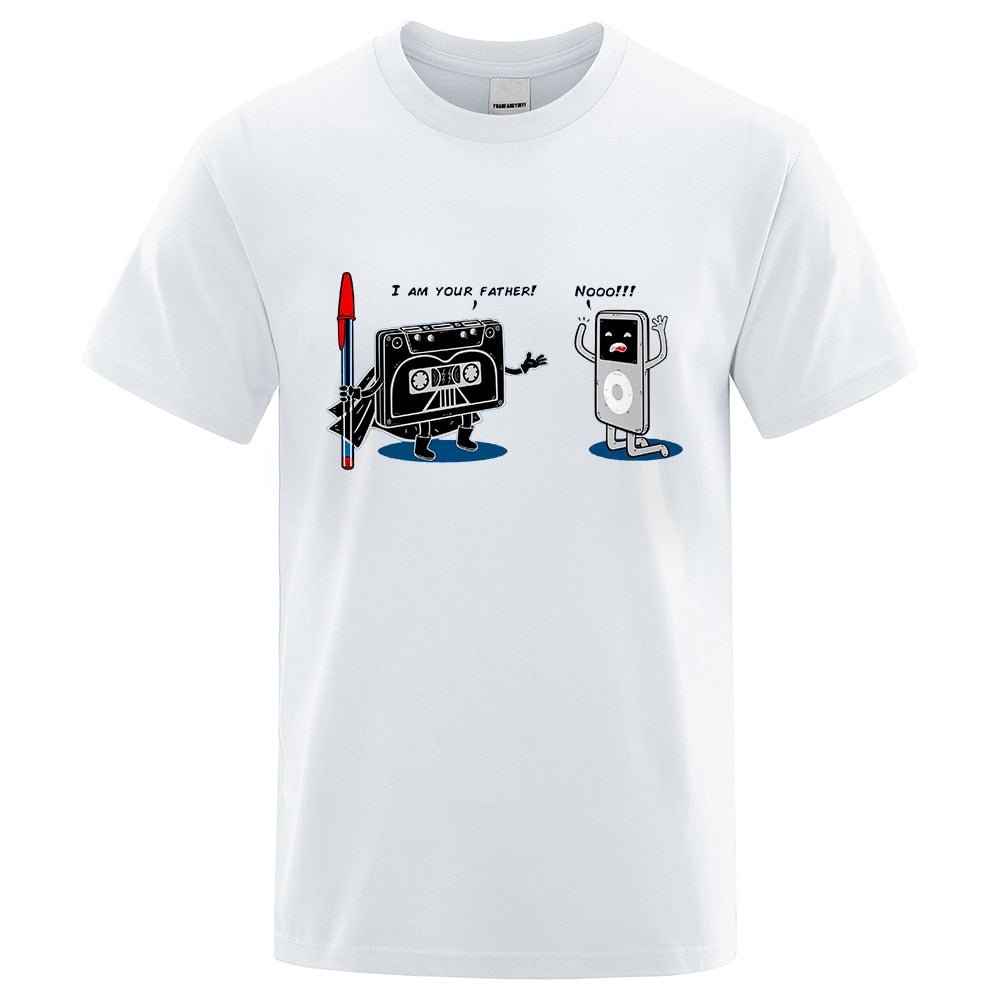 Cassette & iPod "I am your father" T-Shirt Other - Sound Shirts