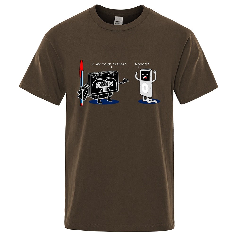 Cassette & iPod "I am your father" T-Shirt Other - Sound Shirts
