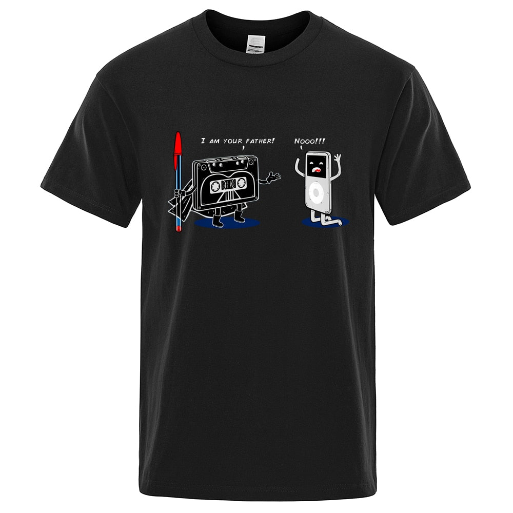 Cassette & iPod "I am your father" T-Shirt Other - Sound Shirts