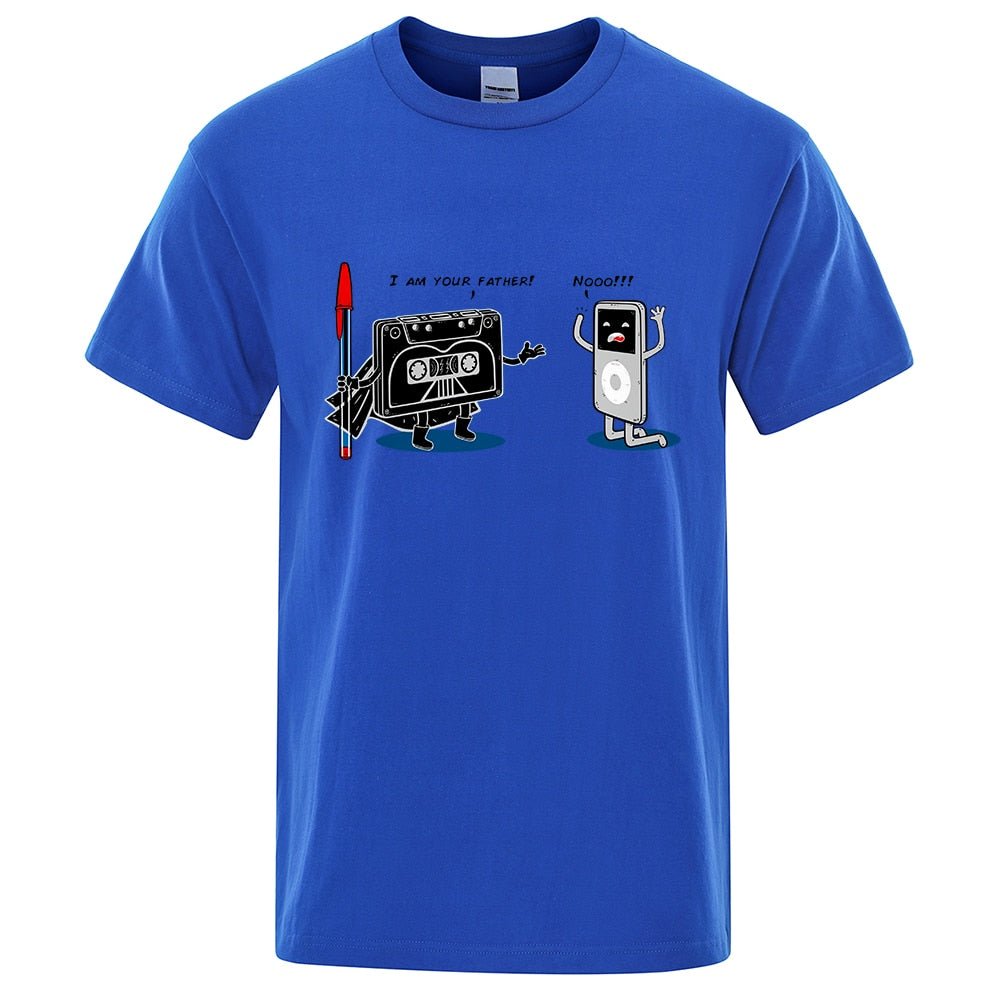 Cassette & iPod "I am your father" T-Shirt Other - Sound Shirts