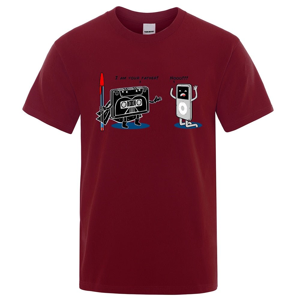 Cassette & iPod "I am your father" T-Shirt Other - Sound Shirts