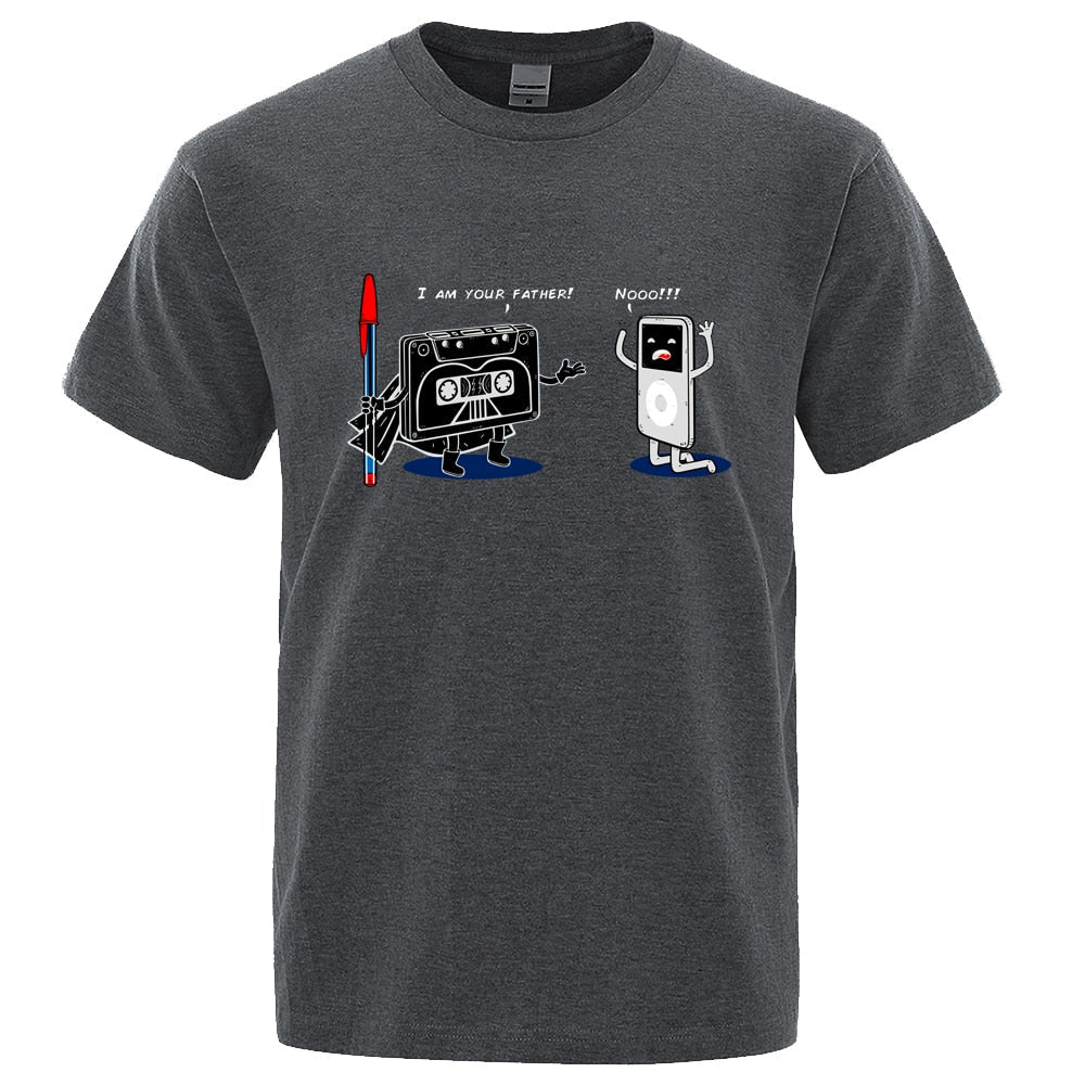 Cassette & iPod "I am your father" T-Shirt Other - Sound Shirts