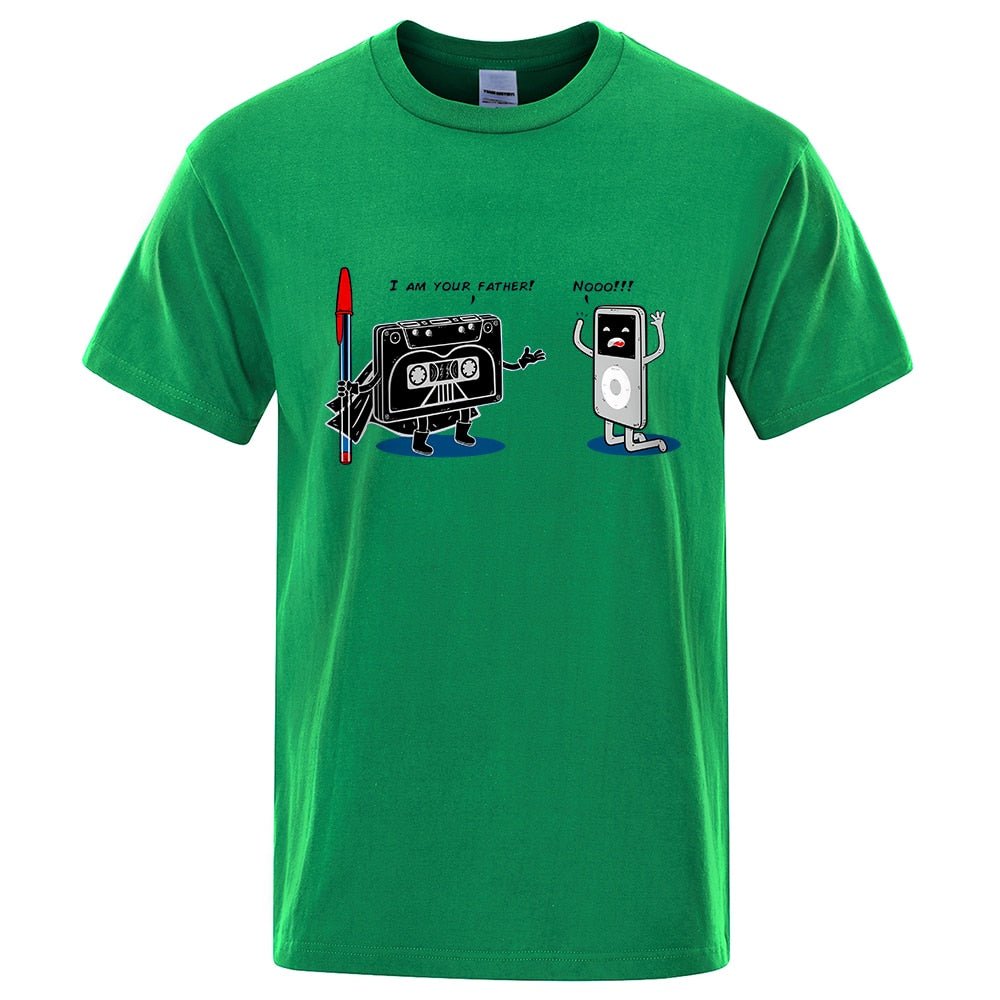 Cassette & iPod "I am your father" T-Shirt Other - Sound Shirts
