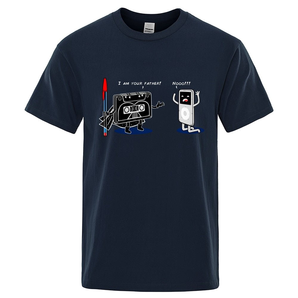 Cassette & iPod "I am your father" T-Shirt Other - Sound Shirts