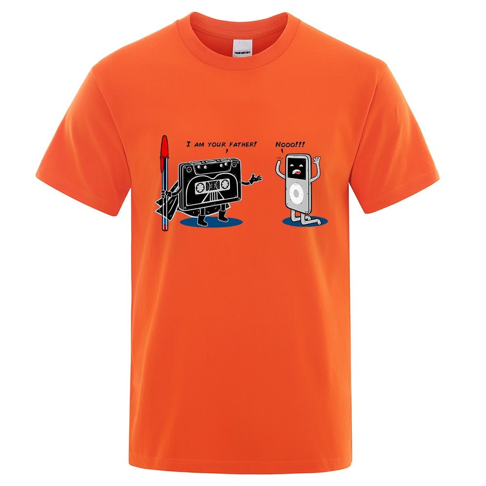 Cassette & iPod "I am your father" T-Shirt Other - Sound Shirts