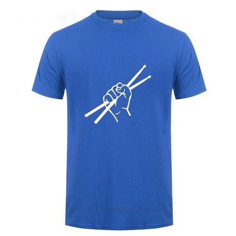 Drumsticks Clenched Drum Graphic T-Shirt Drums - Sound Shirts