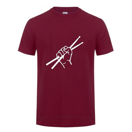 Drumsticks Clenched Drum Graphic T-Shirt Drums - Sound Shirts