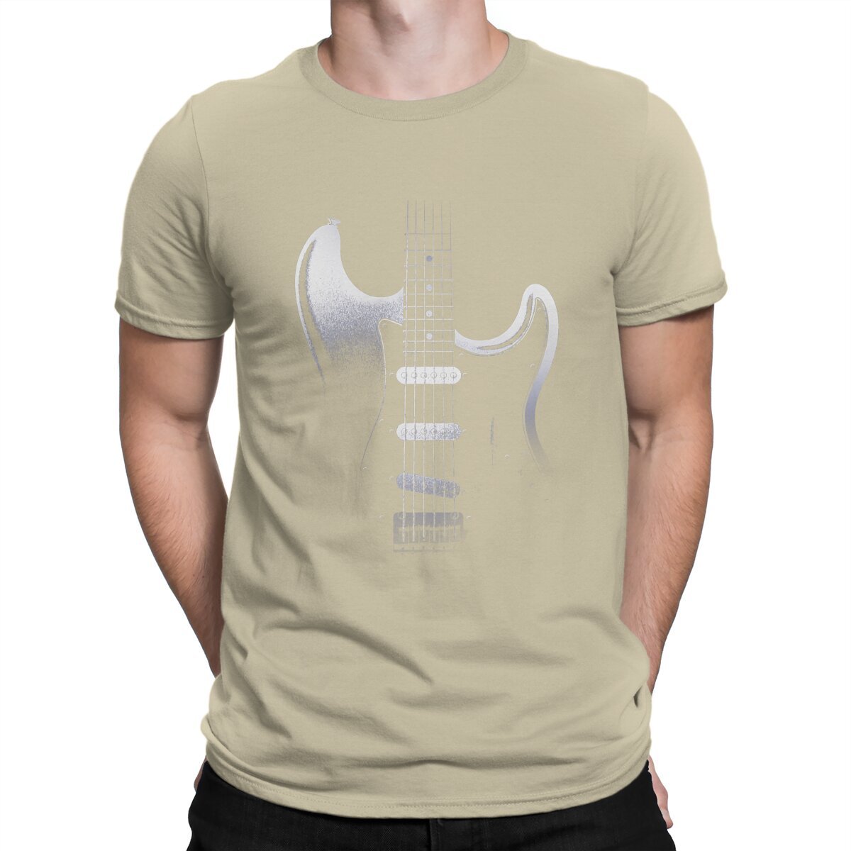 Stratocaster Guitar Fade T-Shirt Guitar - Sound Shirts