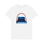 White Neon Moog Style Synth Mens T-Shirt