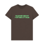 Chocolate Printed T-shirt Front