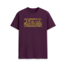 Purple Printed T-shirt Front