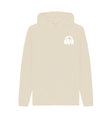 Oat Printed Hoody Front