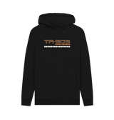 Black Printed Hoody Front