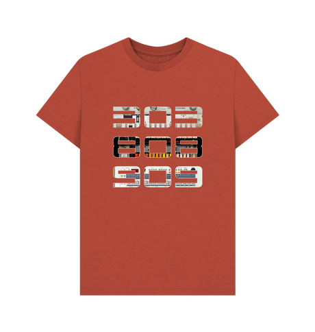 Rust Printed T-shirt Front