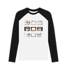 Black-White Printed Baseball T-shirt Front
