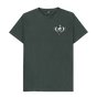 Dark Grey Combined Clef Heart Symbol Graphic Mens T-Shirt