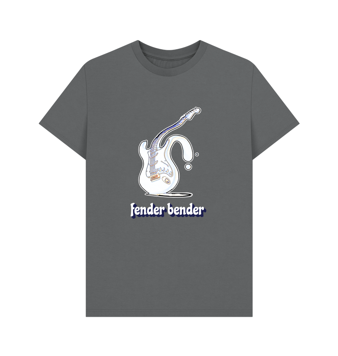 Slate Grey \"Fender Bender\" Liquid Stratocaster T-Shirt