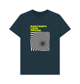 Denim Blue Bontempi Love Organ Green & Black Graphic Mens T-Shirt