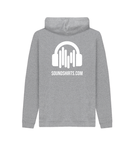 Light Heather Printed Hoody Back