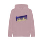 Mauve Kids Cartoon Keyboard Hoodie