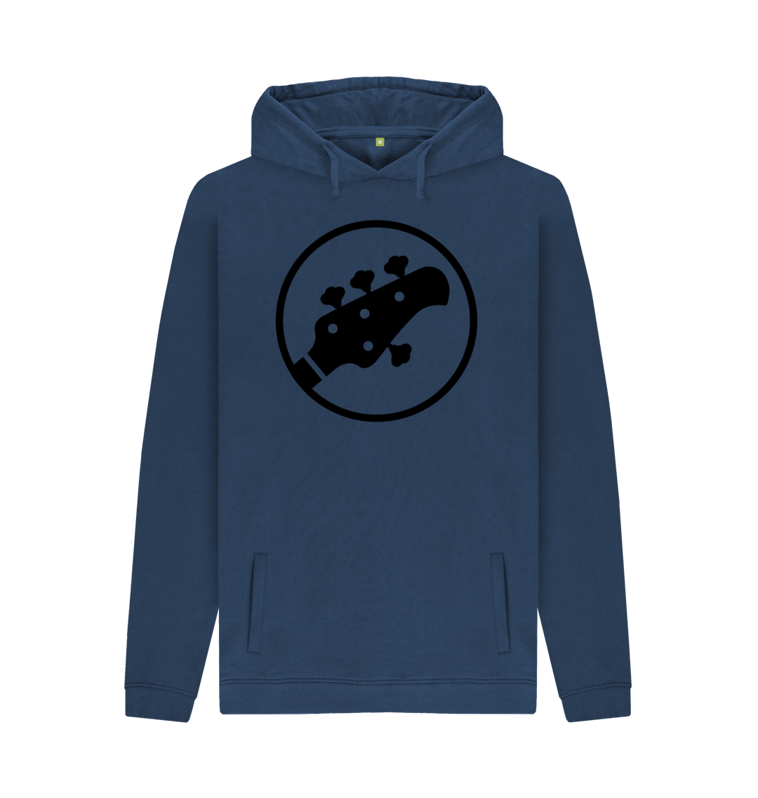Navy Printed Hoody Front