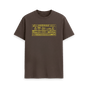 Chocolate Printed T-shirt Front