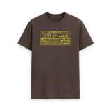 Chocolate Printed T-shirt Front