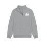Athletic Grey Sound Shirts Pocket Logo Quarter Zip Unisex Sweatshirt