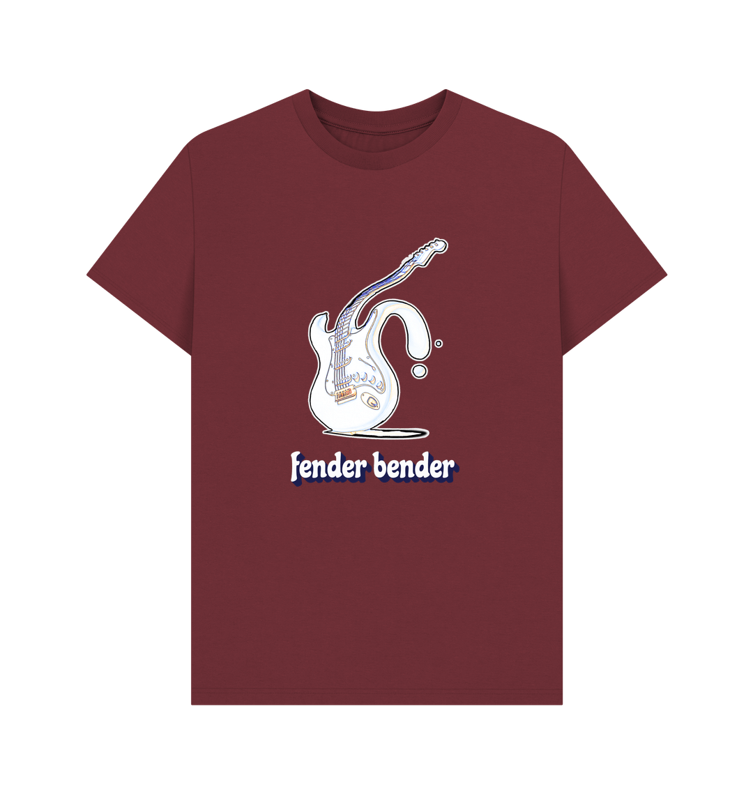 Red Wine \"Fender Bender\" Liquid Stratocaster T-Shirt