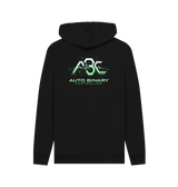 Black Printed Hoody Back