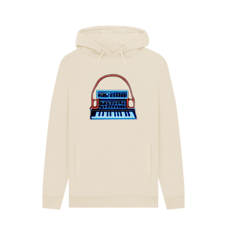 Oat Neon Moog Style Synth Mens Hoodie