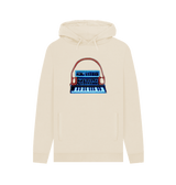 Oat Printed Hoody Front
