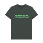 Dark Grey Printed T-shirt Front