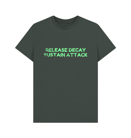 Dark Grey Printed T-shirt Front