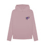 Mauve Womens Cartoon Character Flying V hoodie