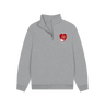 Athletic Grey Rock Plectrum Pocket Graphic Unisex Quarter Zip Sweatshirt