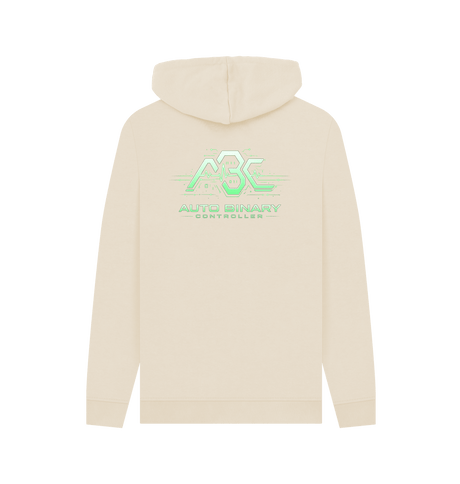 Oat Printed Hoody Back