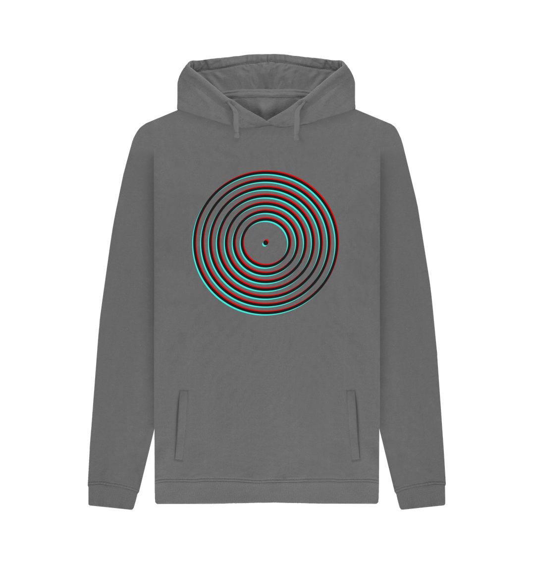 Slate Grey Printed Hoody Front