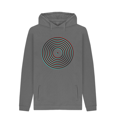 Slate Grey Printed Hoody Front