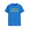 Bright Blue Printed T-shirt Front