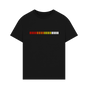 Black Printed T-shirt Front