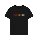 Black Printed T-shirt Front