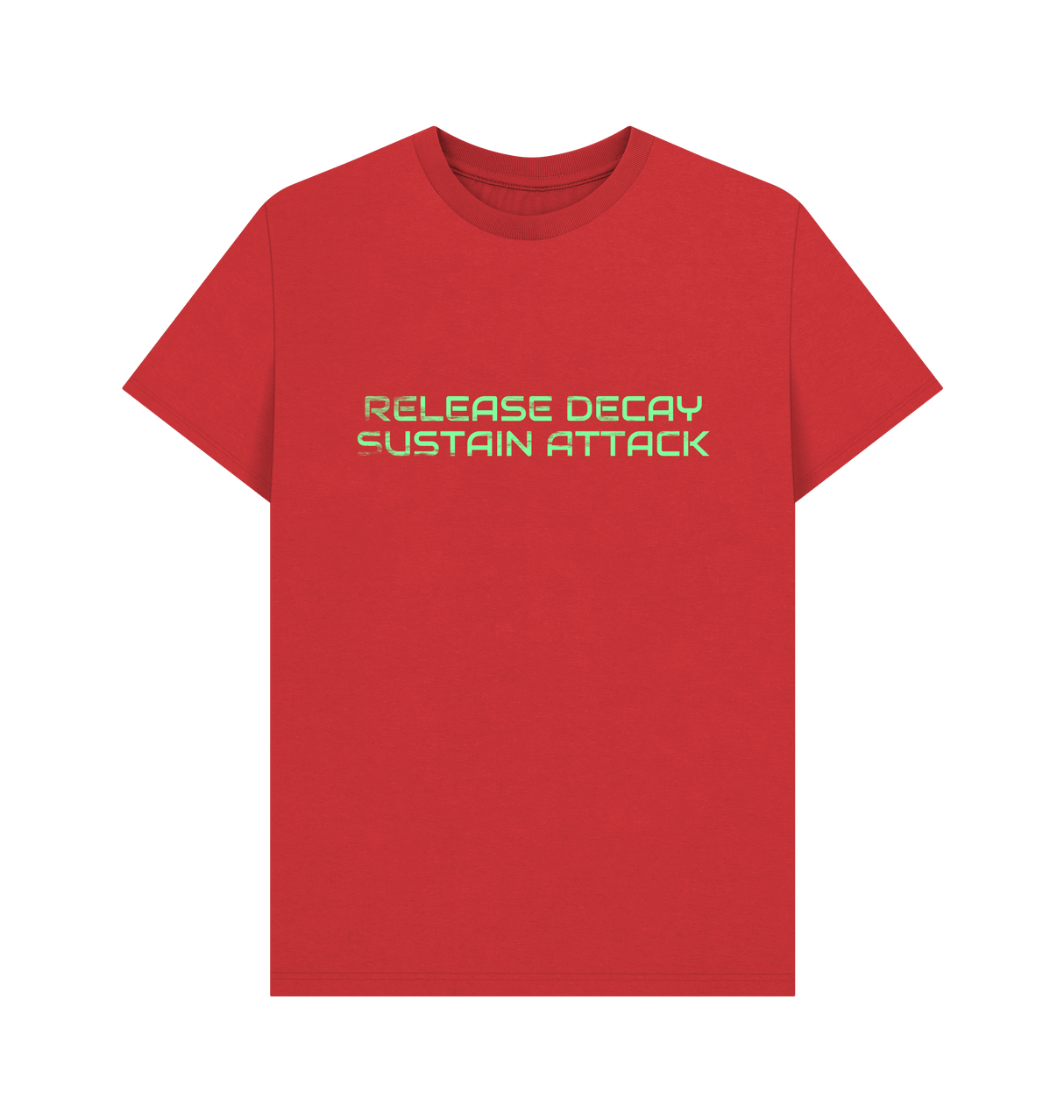 Red Printed T-shirt Front
