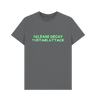 Slate Grey Printed T-shirt Front